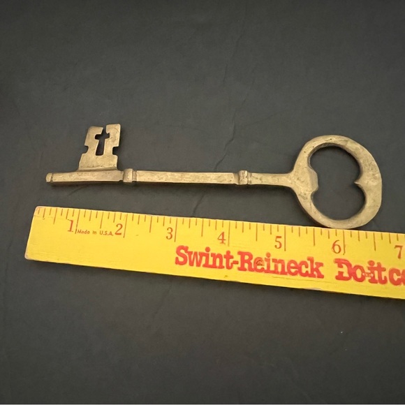 Vintage Brass Figurines Set of 3 Rocking Chair Key Shoe Slipper Ashtray - Picture 5 of 12